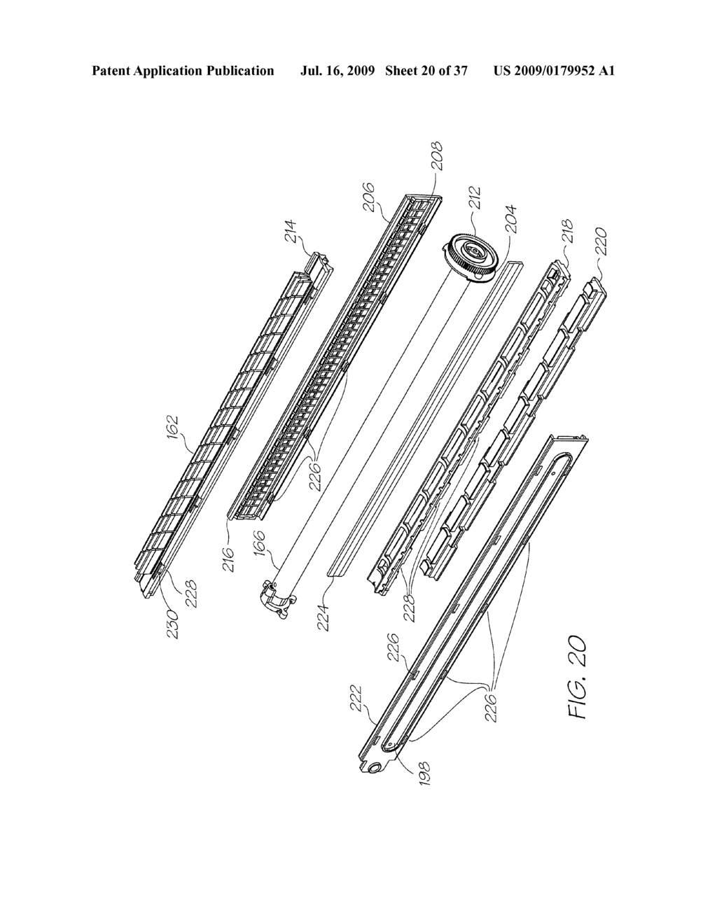 PRINTHEAD NOZZLE FACE WIPER WITH ARRAY OF PADS - diagram, schematic, and image 21