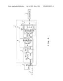 Semiconductor memory device having bit line pre-charge unit separated from data register diagram and image