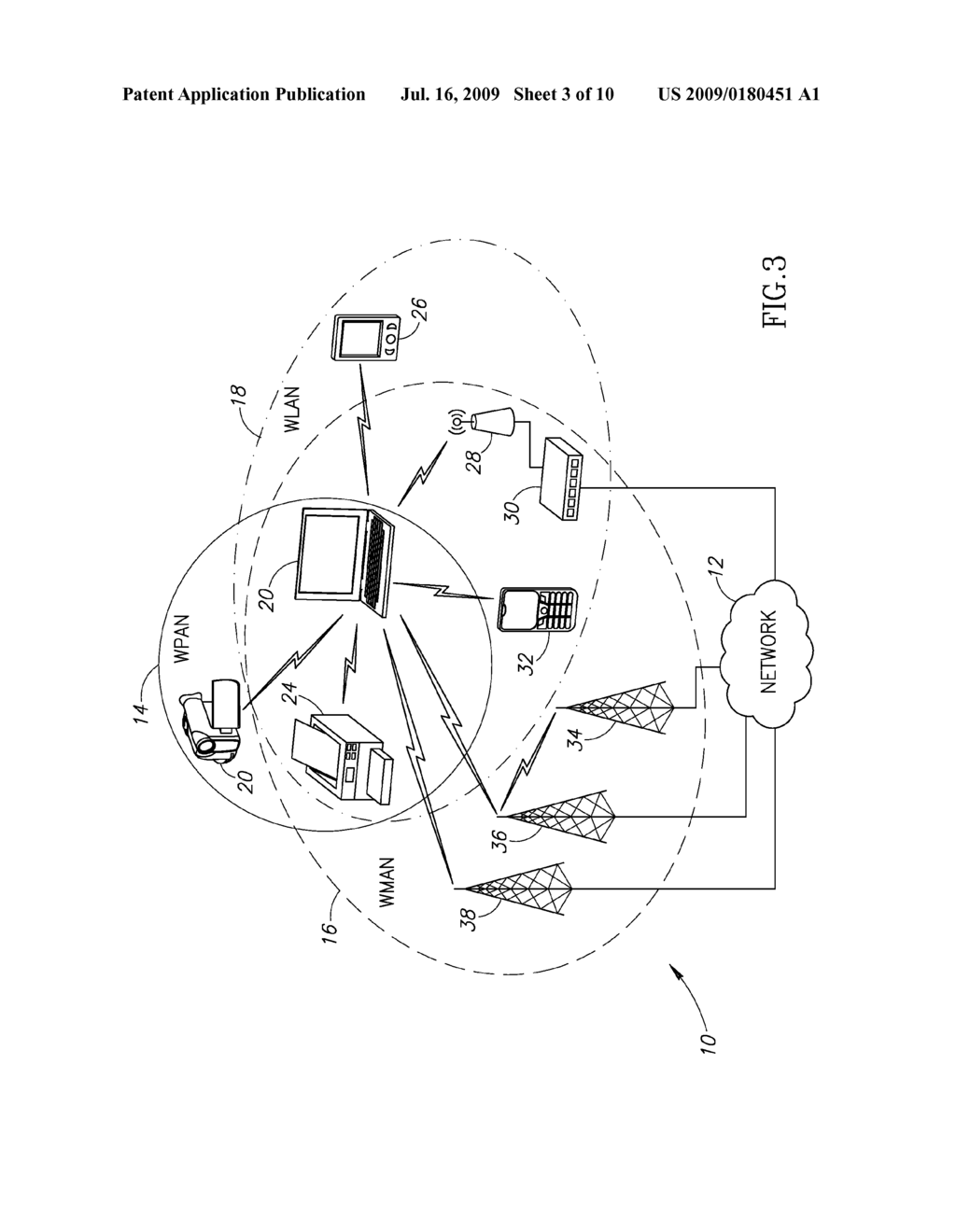 APPARATUS FOR AND METHOD OF COORDINATING TRANSMISSION AND RECEPTION OPPORTUNITIES IN A COMMUNICATIONS DEVICE INCORPORATING MULTIPLE RADIOS - diagram, schematic, and image 04