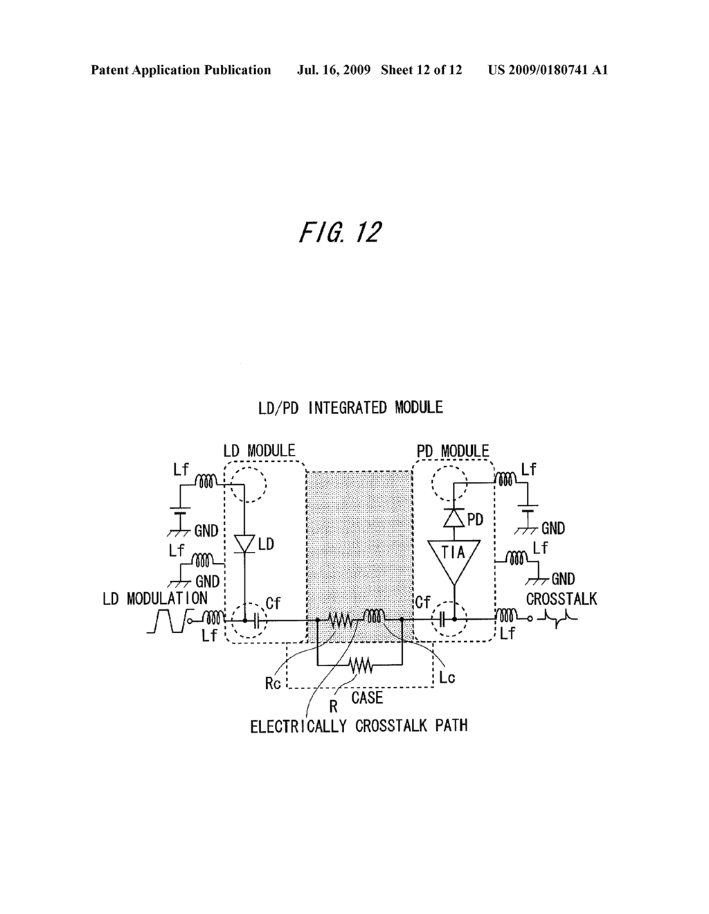 OPTICAL TRANSMITTING/RECEIVING APPARATUS - diagram, schematic, and image 13