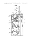 Image forming device, toner cartridge, developer cartridge, and image bearing member cartridge diagram and image