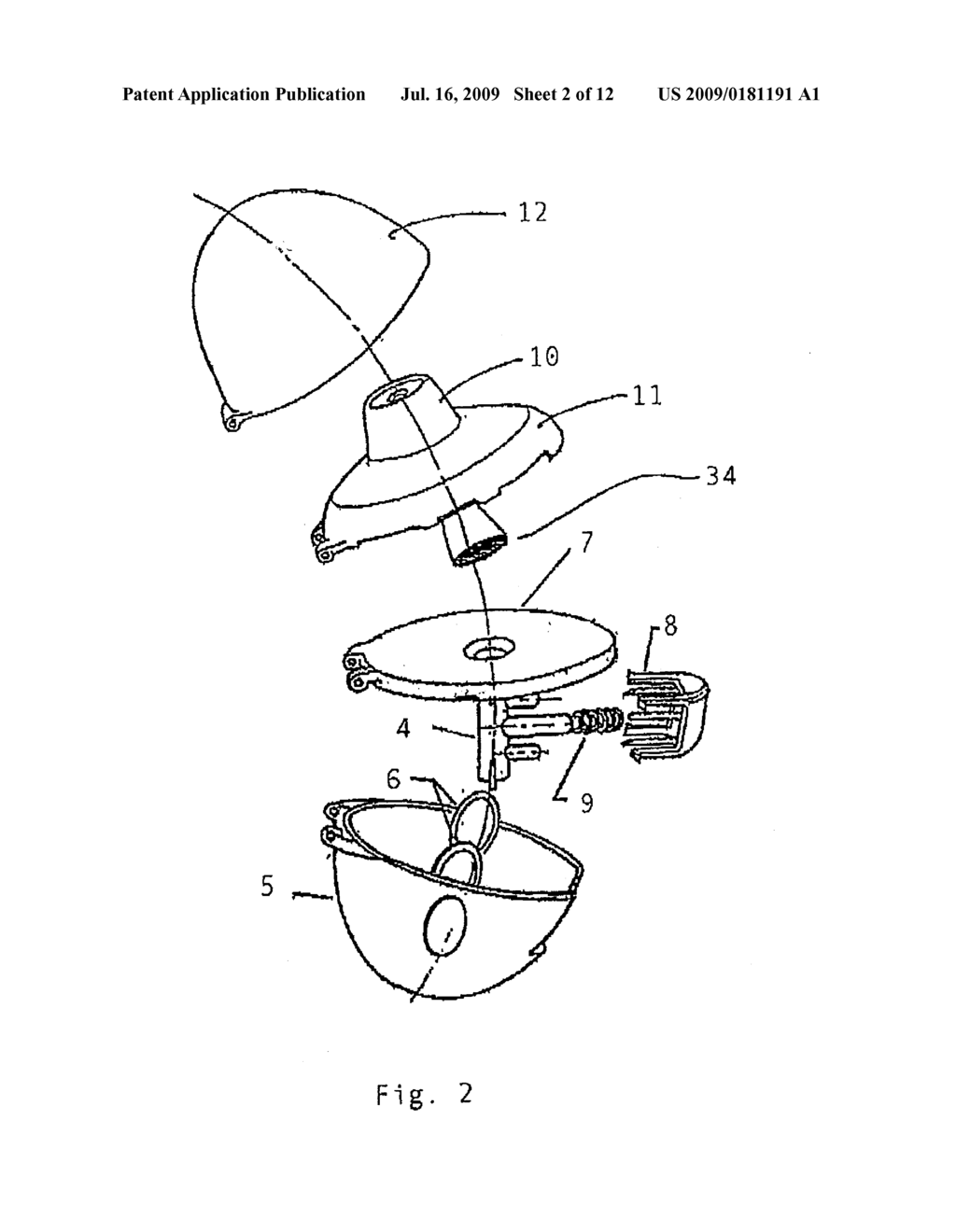 CAPSULE FOR TAKING AN ACTIVE SUBSTANCE WHICH CAN BE INHALED - diagram, schematic, and image 03