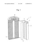 LITHIUM SECONDARY BATTERY diagram and image
