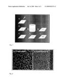 PRODUCTION OF MICRO- AND NANOPORE MASS ARRANGEMENTS BY SELF-ORGANIZATION OF NANOPARTICLES AND SUBLIMATION TECHNOLOGY diagram and image