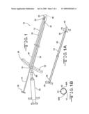 Dual-passage surgical device diagram and image