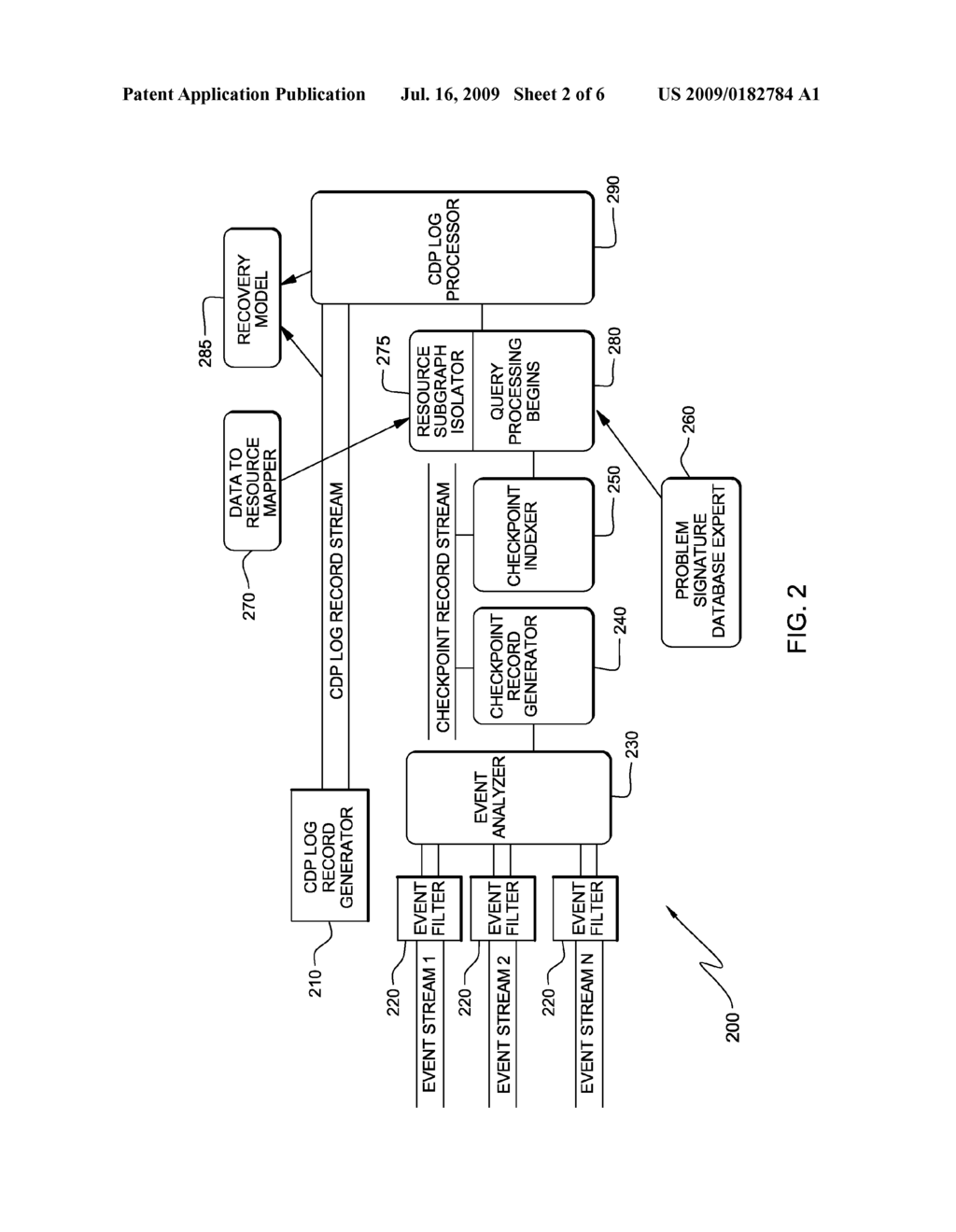 RECOVERY POINT IDENTIFICATION IN CDP ENVIRONMENTS - diagram, schematic, and image 03