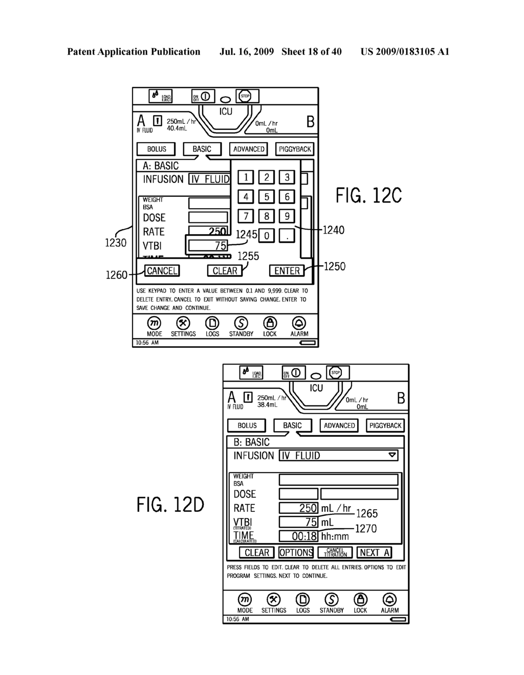 USER INTERFACE IMPROVEMENTS FOR MEDICAL DEVICES - diagram, schematic, and image 19