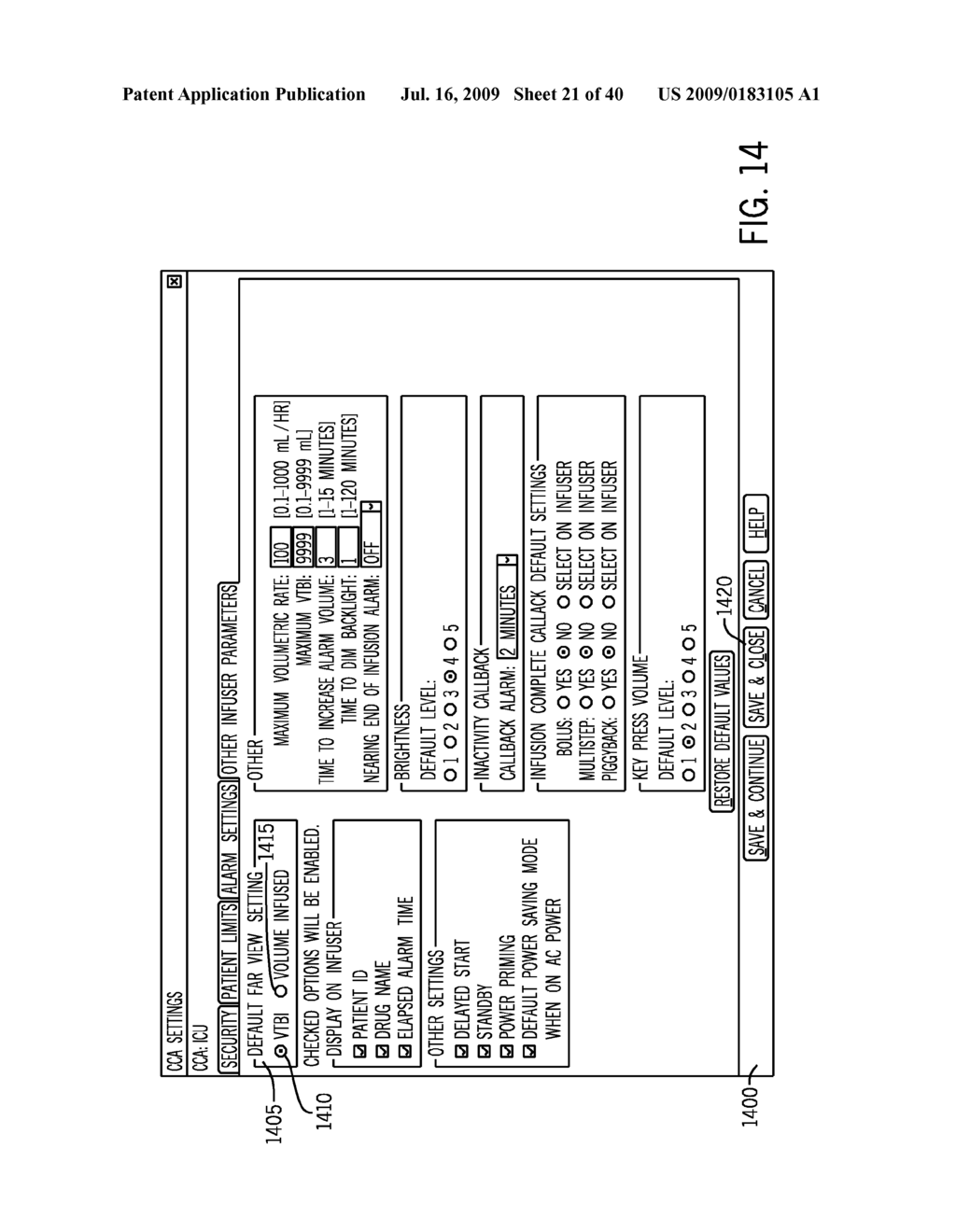 USER INTERFACE IMPROVEMENTS FOR MEDICAL DEVICES - diagram, schematic, and image 22