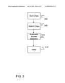 TOOL AND METHOD TO GRAPHICALLY CORRELATE PROCESS AND TEST DATA WITH SPECIFIC CHIPS ON A WAFER diagram and image