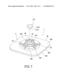 Locking structure for fixing the disk piece diagram and image