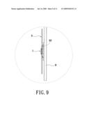 Locking structure for fixing the disk piece diagram and image