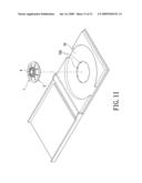 Locking structure for fixing the disk piece diagram and image