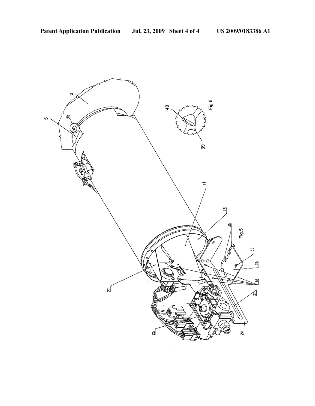 GAS-HEATED LAUNDRY DRYER HAVING A HEATING DEVICE - diagram, schematic, and image 05