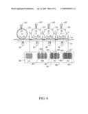 Color filter fabrication apparatus diagram and image