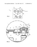 PUSH-BUTTON ARRANGEMENT AND PUSH-BUTTON diagram and image