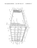 EXTENDED WIDTH SHIPPING CONTAINER AND METHOD OF SHIPPING diagram and image