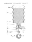 Dispenser with Actuating Means Unengaged with the Dispensing Means diagram and image