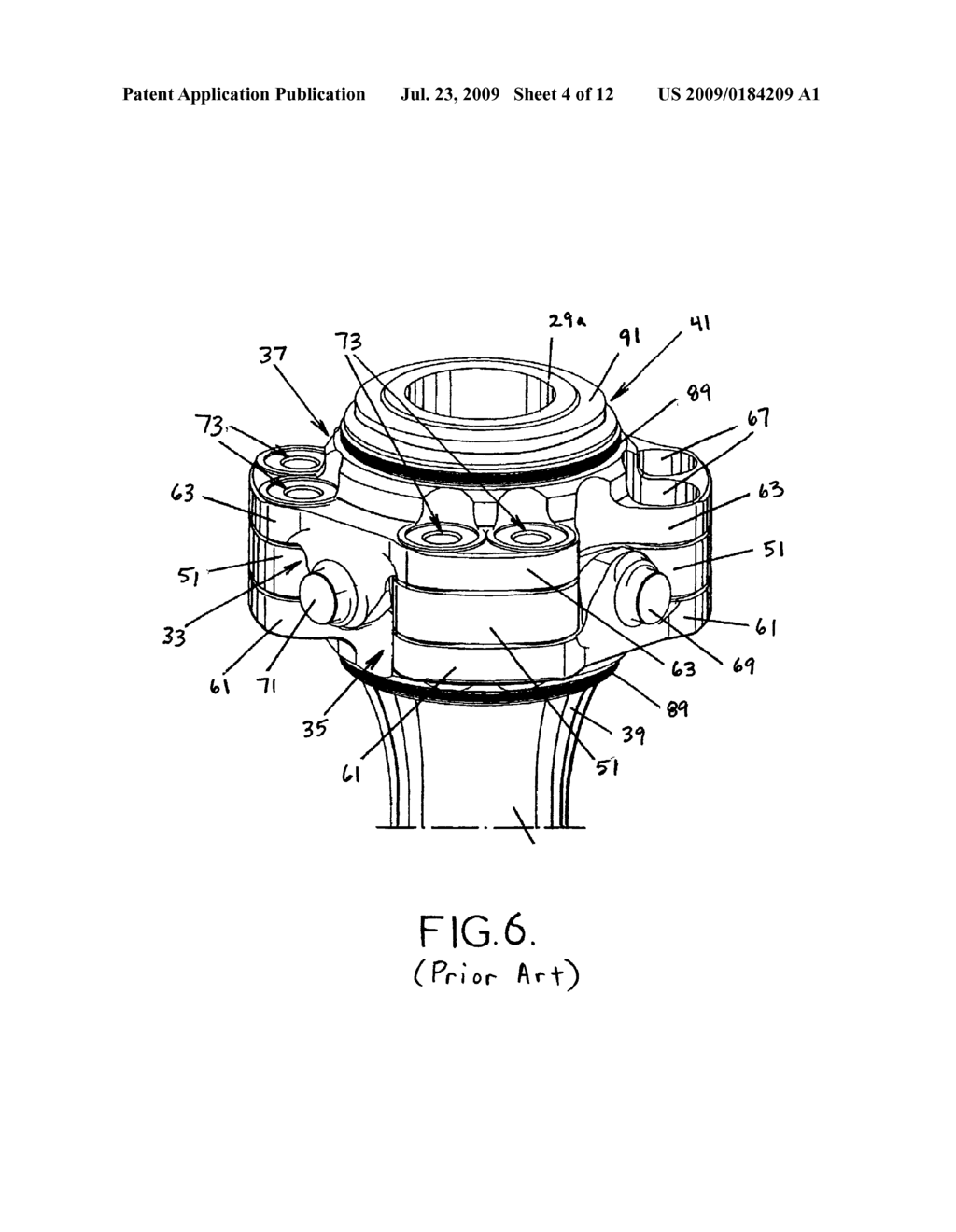 Constant-Velocity Drive System for Gimbaled Rotor Hubs - diagram, schematic, and image 05