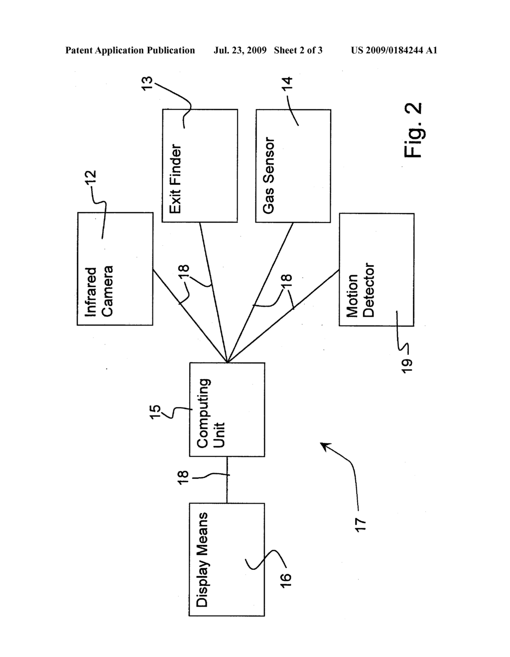 SYSTEM FOR PROTECTING AND/OR GUIDING PERSONS IN DANGEROUS SITUATIONS - diagram, schematic, and image 03