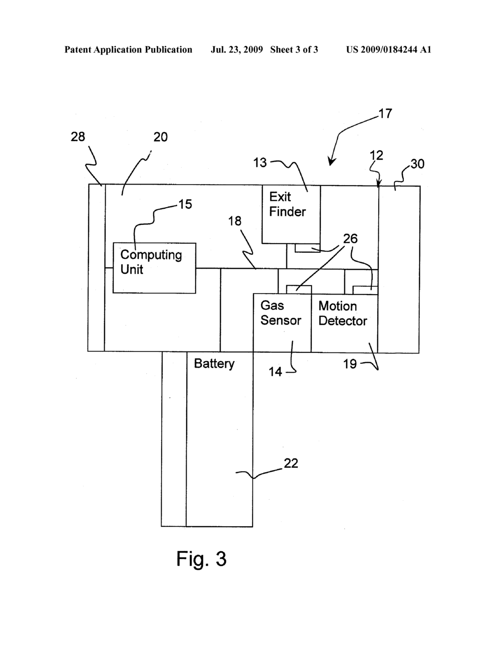 SYSTEM FOR PROTECTING AND/OR GUIDING PERSONS IN DANGEROUS SITUATIONS - diagram, schematic, and image 04