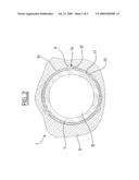 OPTICAL SEMICONDUCTOR PACKAGE WITH COMPRESSIBLE ADJUSTMENT MEANS diagram and image