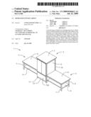 DOUBLE BENCH WITH CABINET diagram and image