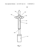 Marker light fixture for scale model train diagram and image