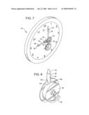 ONE-MOVEMENT BALANCED HANDS CLOCK diagram and image