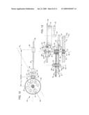 ONE-MOVEMENT BALANCED HANDS CLOCK diagram and image