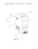 Method for blending a beverage in a single serving cup diagram and image