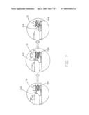 ELECTRICAL CONNECTOR ASSEMBLY WITH FASTENING DEVICE diagram and image