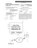 Caller Identification with Caller Geographical Location diagram and image