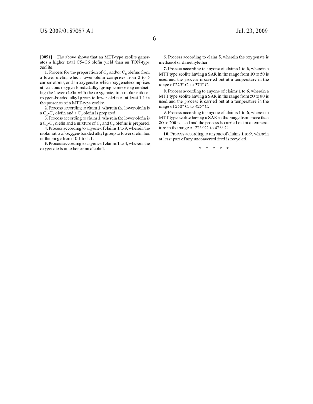 PROCESS FOR THE PREPARATION OF C5 AND/OR C6 OLEFIN - diagram, schematic, and image 07