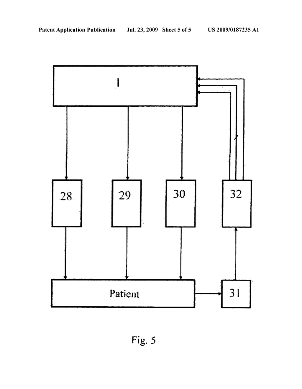 Device for physiotherapeutic treatment of diseases of various etiology - diagram, schematic, and image 06