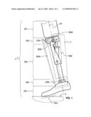 HINGED CONNECTING APPARATUS FOR A LOWER LIMB PROSTHESIS diagram and image