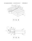INFLATABLE BED ADAPTED FOR USE WITH A SOFA diagram and image