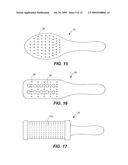 HAIR BRUSH WITH RETRACTABLE BRISTLES diagram and image