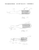 HAIR BRUSH WITH RETRACTABLE BRISTLES diagram and image