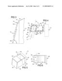 Ladder caddy and stabilizer diagram and image