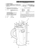 Drinking Cup Having Multiple Compartments and Straw Holder diagram and image