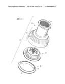 Valve for decorative dispensing diagram and image