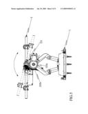 MONITOR ATTITUDE ADJUSTMENT APPARATUS diagram and image