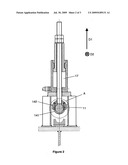 Hoisting device of a rope section having a lifting element with two shells assembled by sliding diagram and image