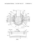 Hoisting device of a rope section having a lifting element with two shells assembled by sliding diagram and image