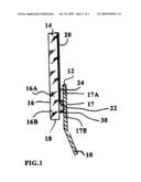 VEHICLE COMPRISING A WINDOW LINED WITH A SAFETY FILM, AND PRODUCTION METHOD diagram and image