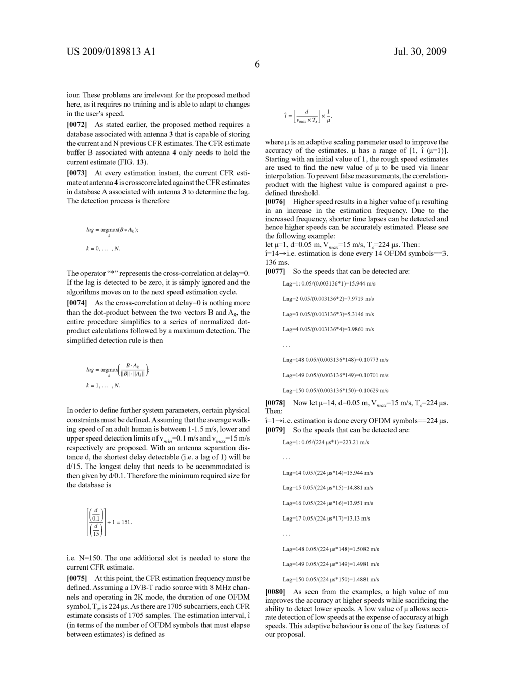 METHOD AND DEVICE FOR DETERMINING THE SPEED OF A MOVING ENTITY - diagram, schematic, and image 22