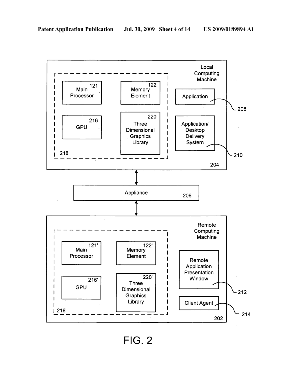 METHODS AND SYSTEMS FOR ANALYZING A REMOTING SYSTEM TO DETERMINE WHERE TO RENDER THREE DIMENSIONAL DATA - diagram, schematic, and image 05