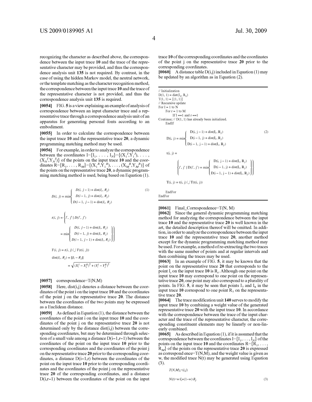 Apparatus and method of generating personal fonts - diagram, schematic, and image 13