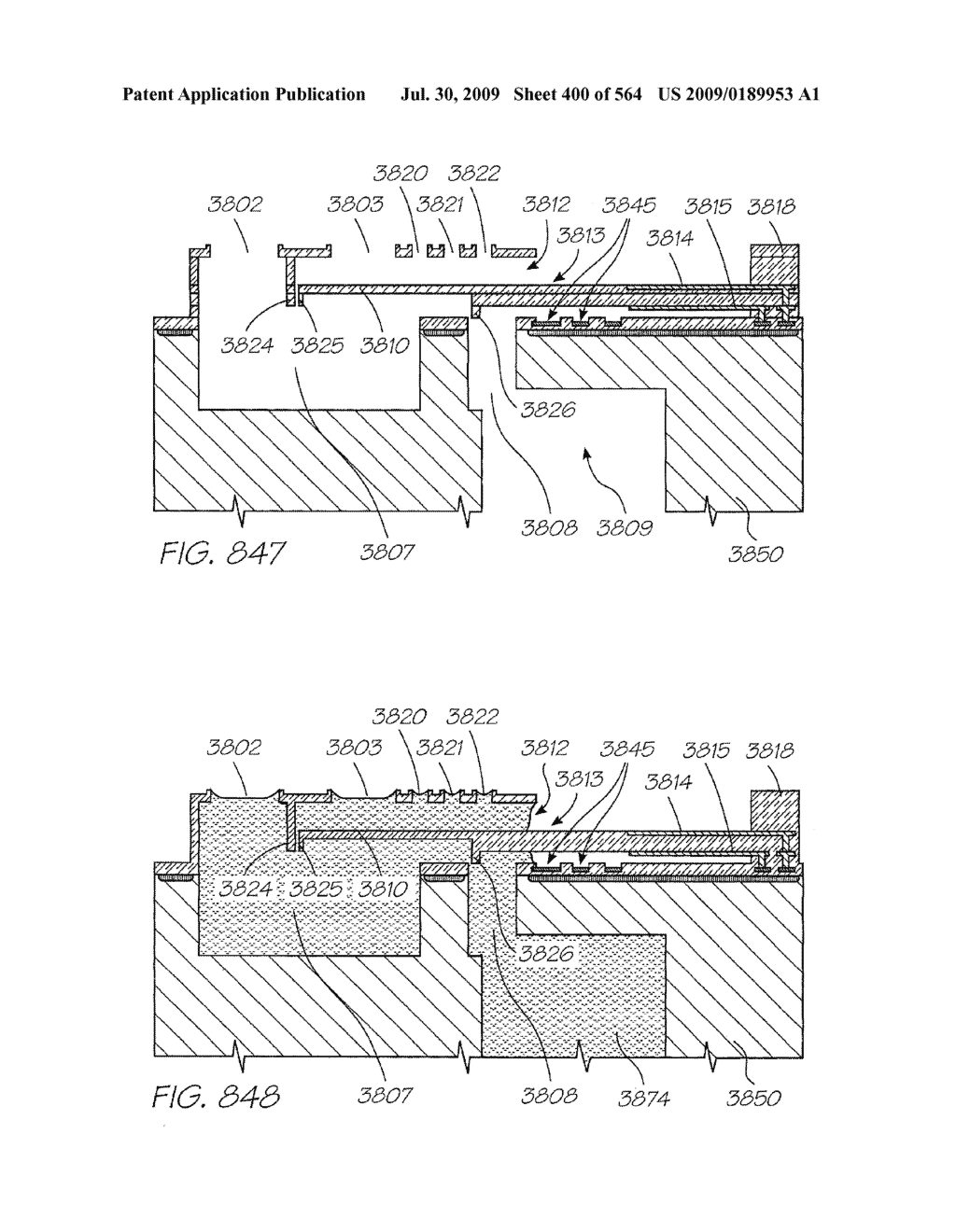 INKJET CHAMBER WITH PLURALITY OF NOZZLES AND SHARED ACTUATOR - diagram, schematic, and image 401