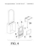 Bag Computer with interior access coupling diagram and image